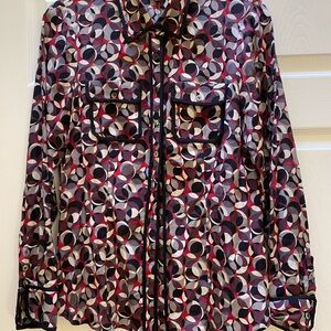 W by Worth Multicolor Geometric Blouse